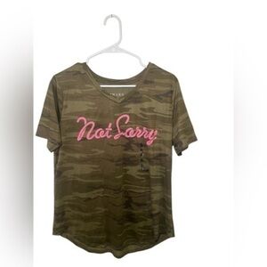 Awake Green and Brown Camouflage Crew Neck Short Sleeve T-Shirt♥️